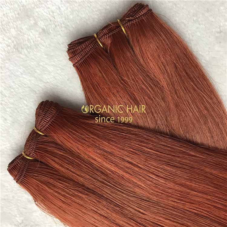 Best human hand tied weft #35 color X121